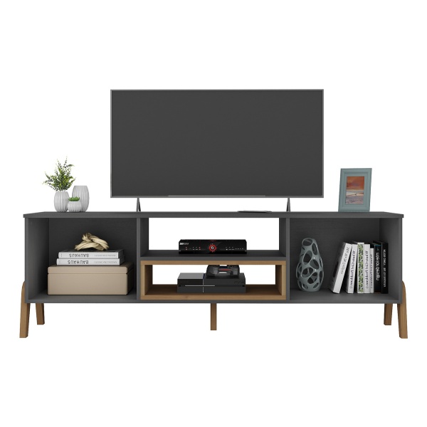 Rack Para Tv Lcd Led Televisor 2 Puertas 2 Estantes Living - Imagen 8