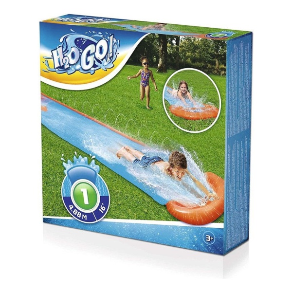 Tobogan De Agua Rampa Deslizante Rociadores Inflable Niños - Imagen 4