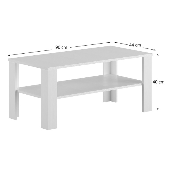 Mesa Ratona Estante Auxiliar Mesita De Centro Living Lateral - Imagen 4