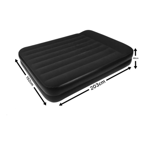 Colchón Sommier 2 Plazas Inflado Eléctrico Automático Bentan Color Negro - Imagen 4