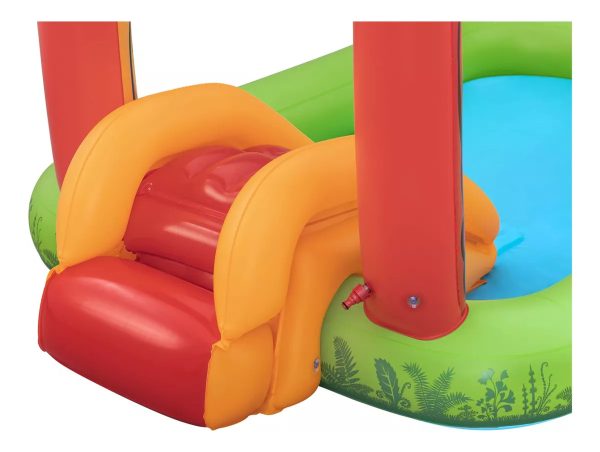 Centro De Juegos Con Pelotas Y Tobogan Piscina Inflable Infantil Alberca Hinchable Bestway Jurassic Splash 53160 190lt - Imagen 5