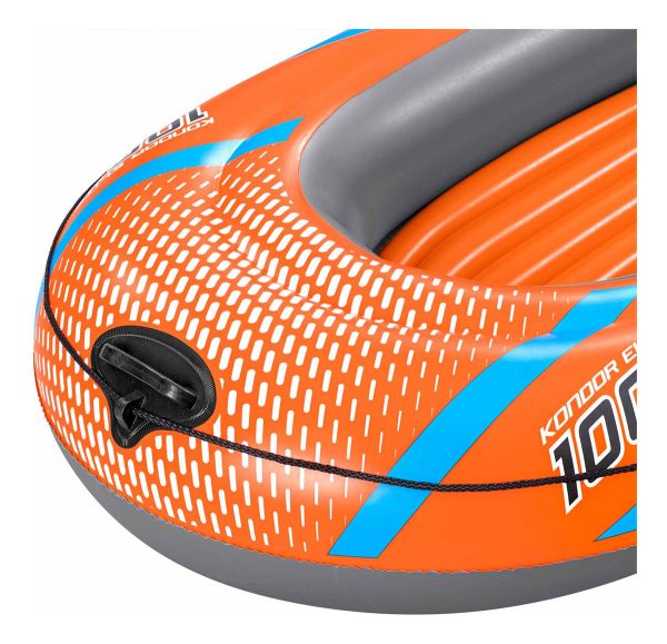 Bote Inflable Individual Pileta Piscina Balsa Bestway Kondor Elite 1000 162x96 Color Naranja - Imagen 2