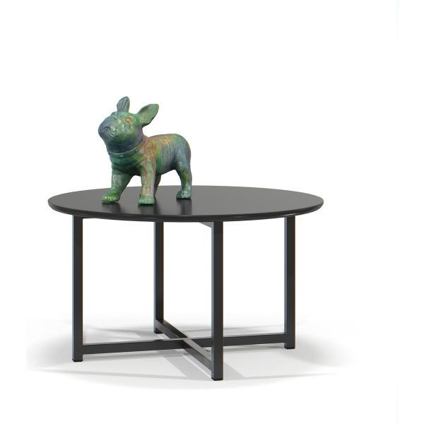 Mesa Ratona De Centro Y Mesita Lateral Auxiliar Set Living - Imagen 2