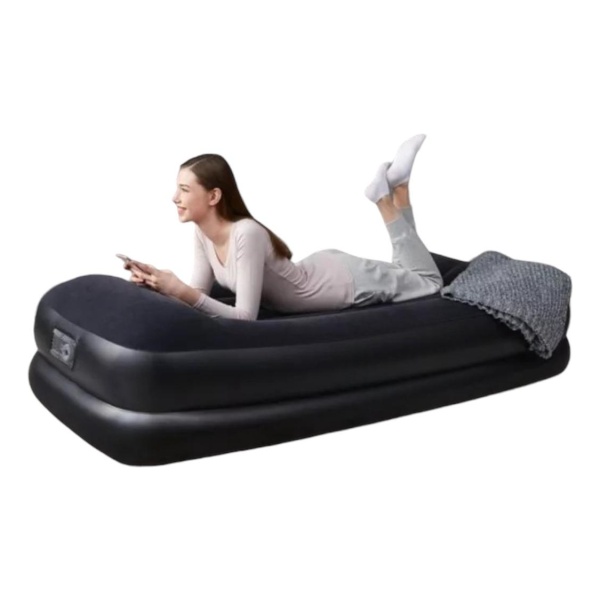 Sommier Inflable 1 Plaza 1/2 Inflador Eléctrico Automático Color Negro - Imagen 7