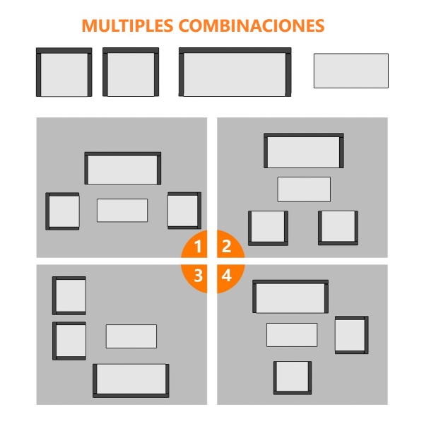 Juego Jardin Ratan Mesa Sillón 2 Cuerpos Butacas Almohadones - Imagen 7