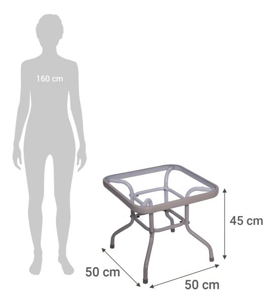 Juego De Jardin Balcon Patio Sillas Plegables Mesa Ratona - Imagen 6