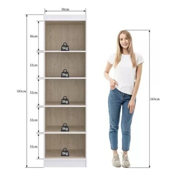 Armario Ropero Placard Multiuso 2 Puertas Cocina Baño Color Blanco Mundo Muebles - Imagen 5