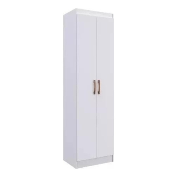 Armario Ropero Placard Multiuso 2 Puertas Cocina Baño Color Blanco Mundo Muebles