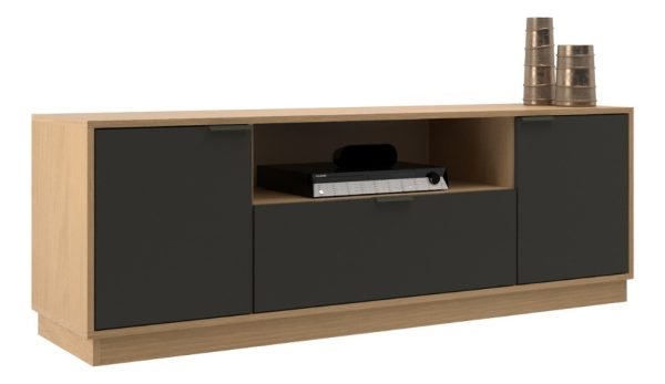 Rack Tv 75 Pulgadas Living Modular Paris Mesa Tv Muebles Web - Imagen 2