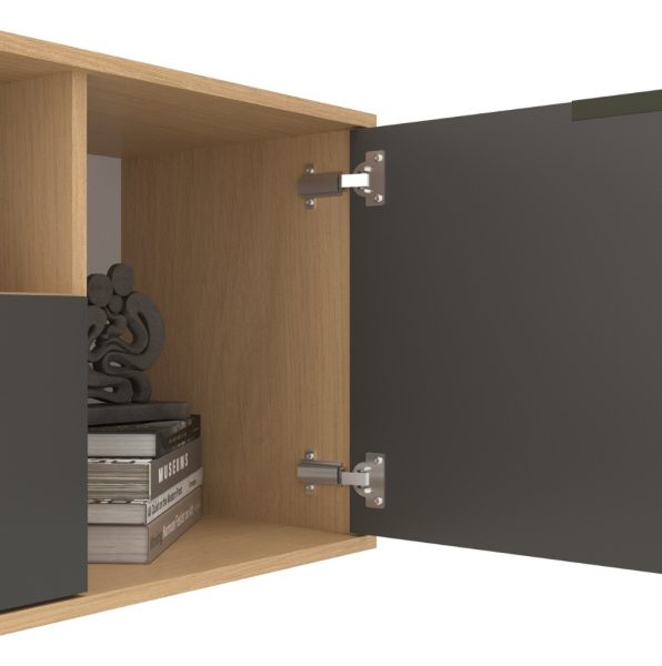 Rack Tv 75 Pulgadas Living Modular Paris Mesa Tv Muebles Web - Imagen 5