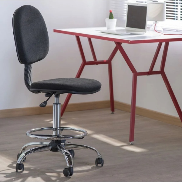 Silla Escritorio Cajero Oficina Regulable - Muebles Web