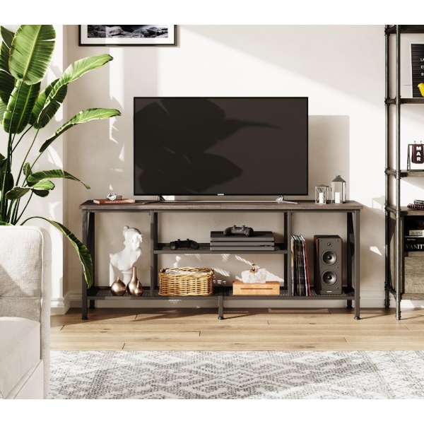 Rack Mesa Tv Living Estantes Rak Modular Industrial - Imagen 2