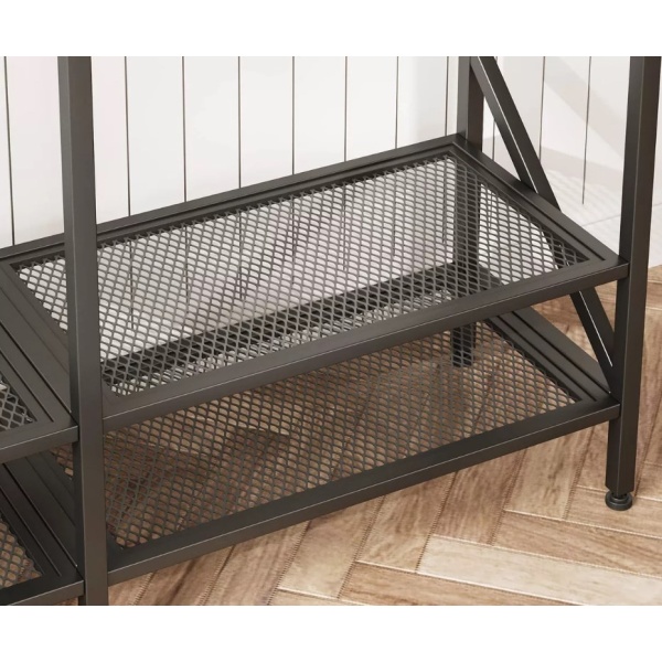 Rack Mesa Tv Living Estantes Rak Modular Industrial - Imagen 6
