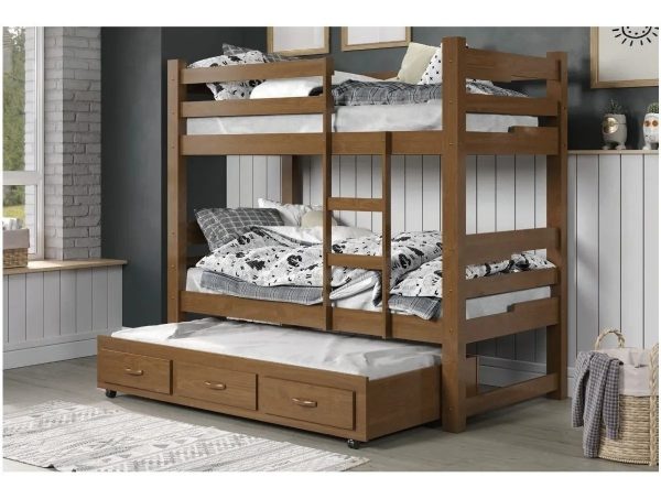 Tricama Cama Marinera Cucheta Dormitorio Multicama Escalera Madera Maciza - Imagen 2