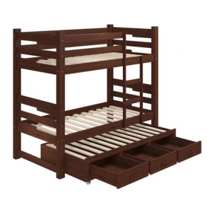 Tricama Cama Marinera Cucheta Dormitorio Multicama Escalera Madera Maciza
