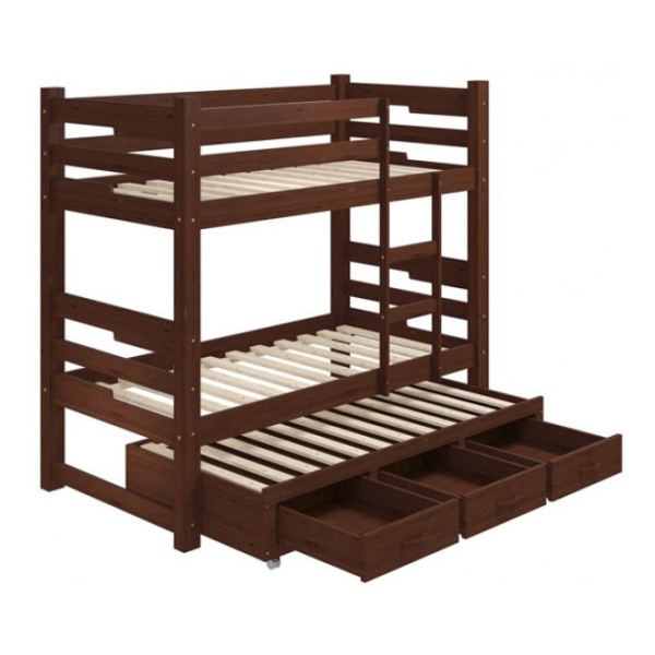 Tricama Cama Marinera Cucheta Dormitorio Multicama Escalera Madera Maciza