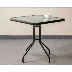 Mesa Jardin Vidrio Exterior Cuadrada - Muebles Web