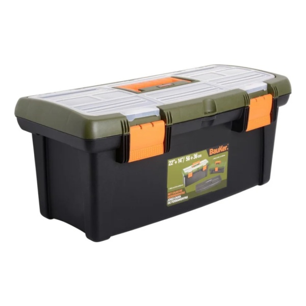 Set 2 Cajas Herramientas Organizadoras Bauker - Muebles Web - Imagen 2