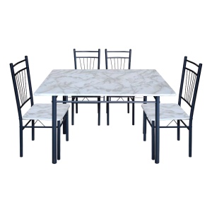 Juego Comedor Living 4 Sillas Mesa Set Rectangular