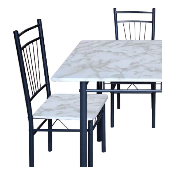 Juego Comedor Living 4 Sillas Mesa Set Rectangular - Imagen 2