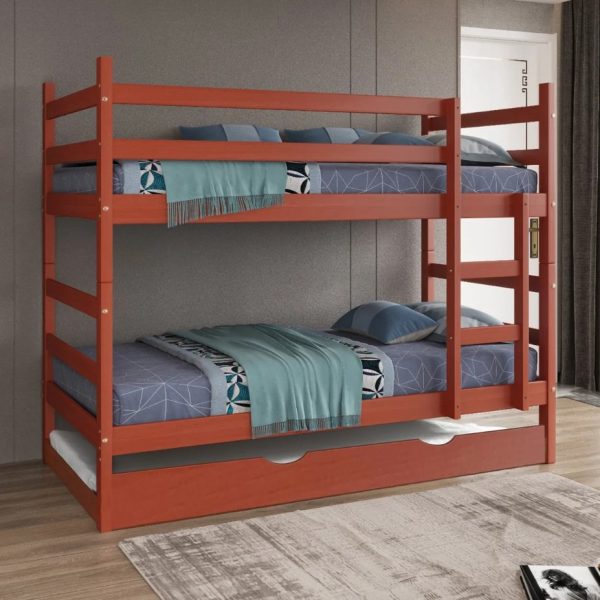 Cama Cucheta Tricama Marinera Auxiliar Madera Dormitorio - Imagen 2