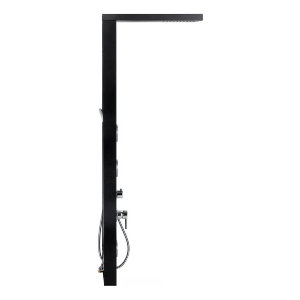 Columna De Ducha Aluminio Negro 2 Jets Sensi D Acqua - Imagen 3