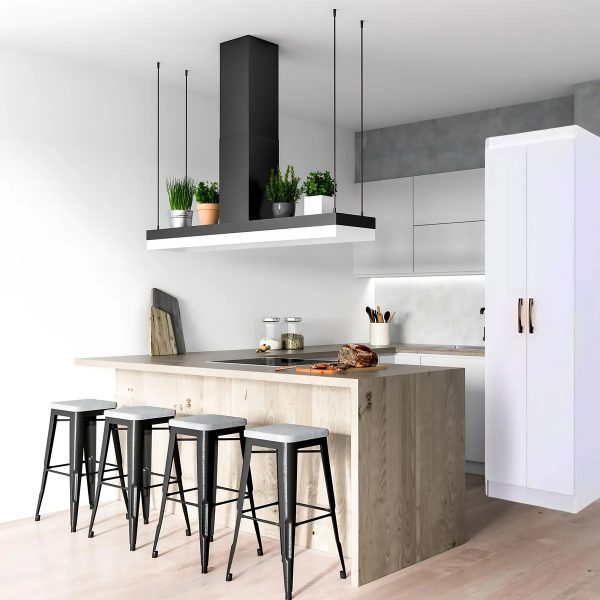 Mueble De Cocina Multiuso 2 Puertas 4 Estantes Muebles Web - Imagen 3