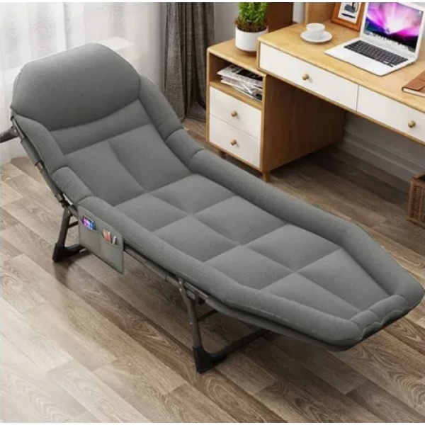 Catre Plegable Acolchonado Reposera Camping Aire Libre- Mweb