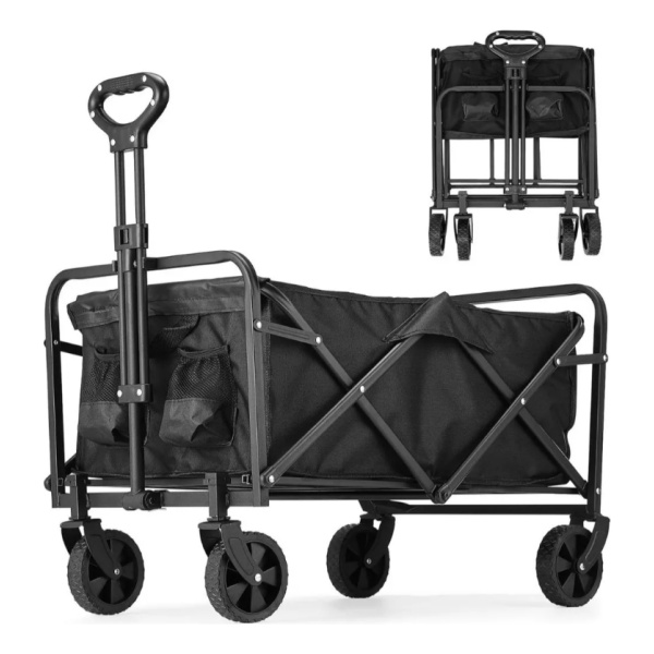 Carro Carga Plegable C/ Ruedas Multiuso Playa Camping - Mweb - Imagen 2