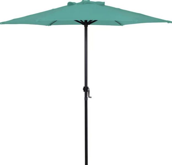 Juego De Jardin Set Exterior Sombrilla Mesa Vidrio 4 Sillas - Imagen 3