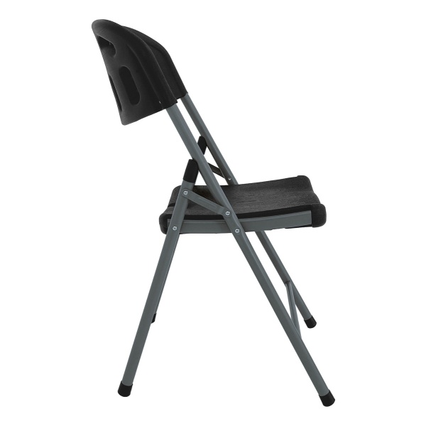 Silla De Jardin Paris Plegable Exterior Catering Color Negro Garden Life - Imagen 3