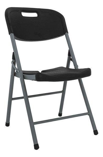 Silla De Jardin Paris Plegable Exterior Catering Color Negro Garden Life - Imagen 2