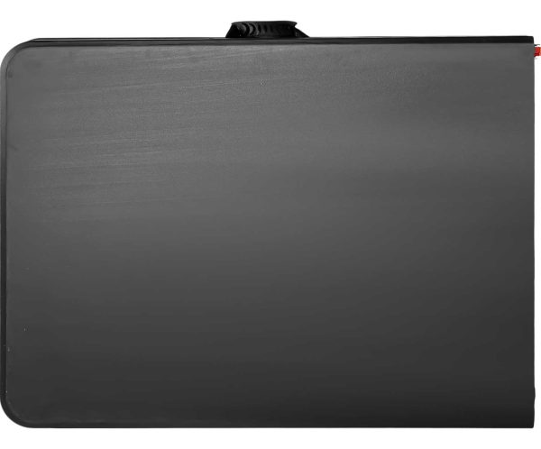 Mesa Plegable 1.80m Portafolio Jardin Exterior Camping Color Negro - Imagen 4