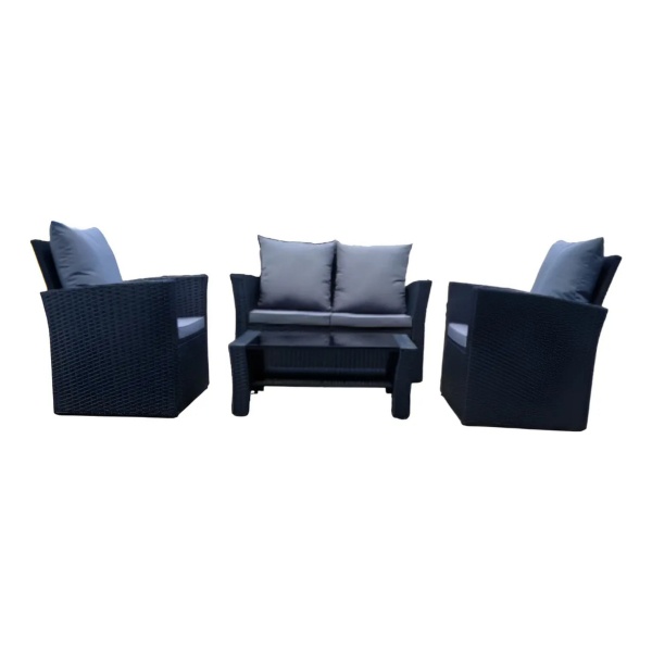 Set De Jardin 4 Piezas Exterior Mesa Sillones - Muebles Web - Imagen 2
