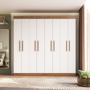 Ropero Placard 8 Puertas Berlin Dormitorio - Muebles Web