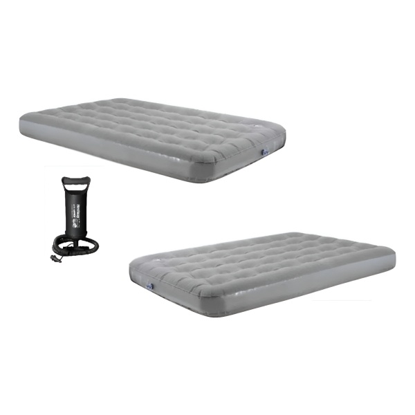 Combo 2 Colchones Inflables 1 Plaza + Inflador - Muebles Web
