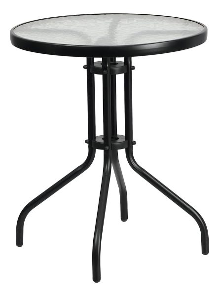 Juego De Jardin Patio Exterior Mesa Sillas Living Rattan Estructura Negro - Imagen 5