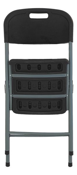 Silla De Jardin Paris Plegable Exterior Catering Color Negro Garden Life - Imagen 4