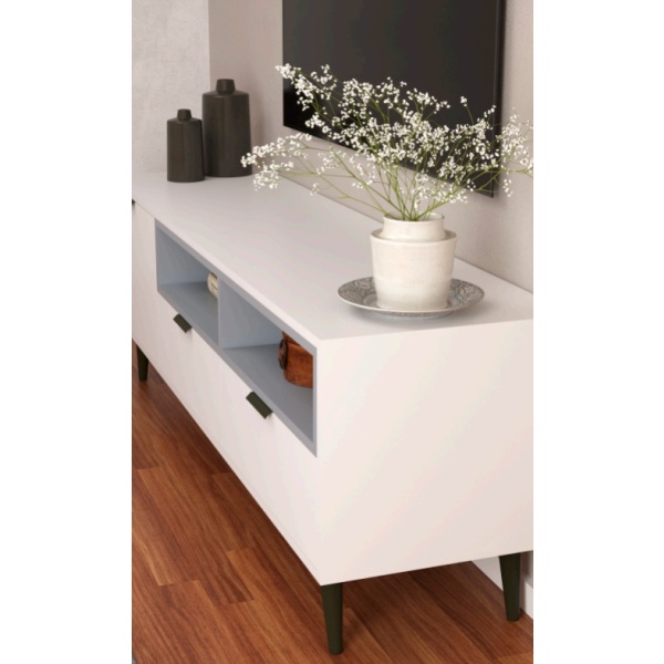 Rack Mesa Para Tv Modular Living Cajones - Muebles Web - Imagen 2