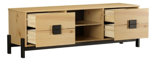 Rack Para Tv Modular Living 4 Cajones- Muebles Web - Imagen 2