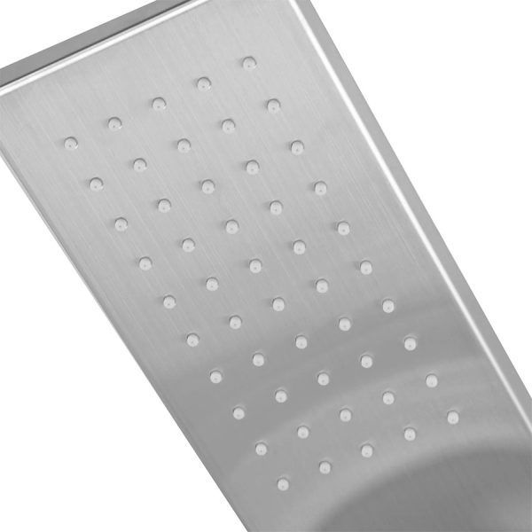 Columna De Ducha Inox Doble Duchero + 3 Jets + Monocomando - Imagen 2