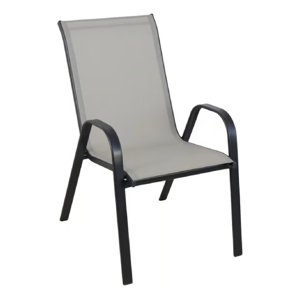 Silla Sling De Jardín Color Crudo Liso Just Home