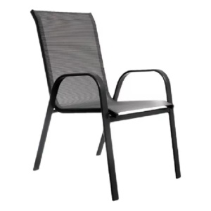 Silla Jardín Apilable Pf Color Gris Oscuro Sling