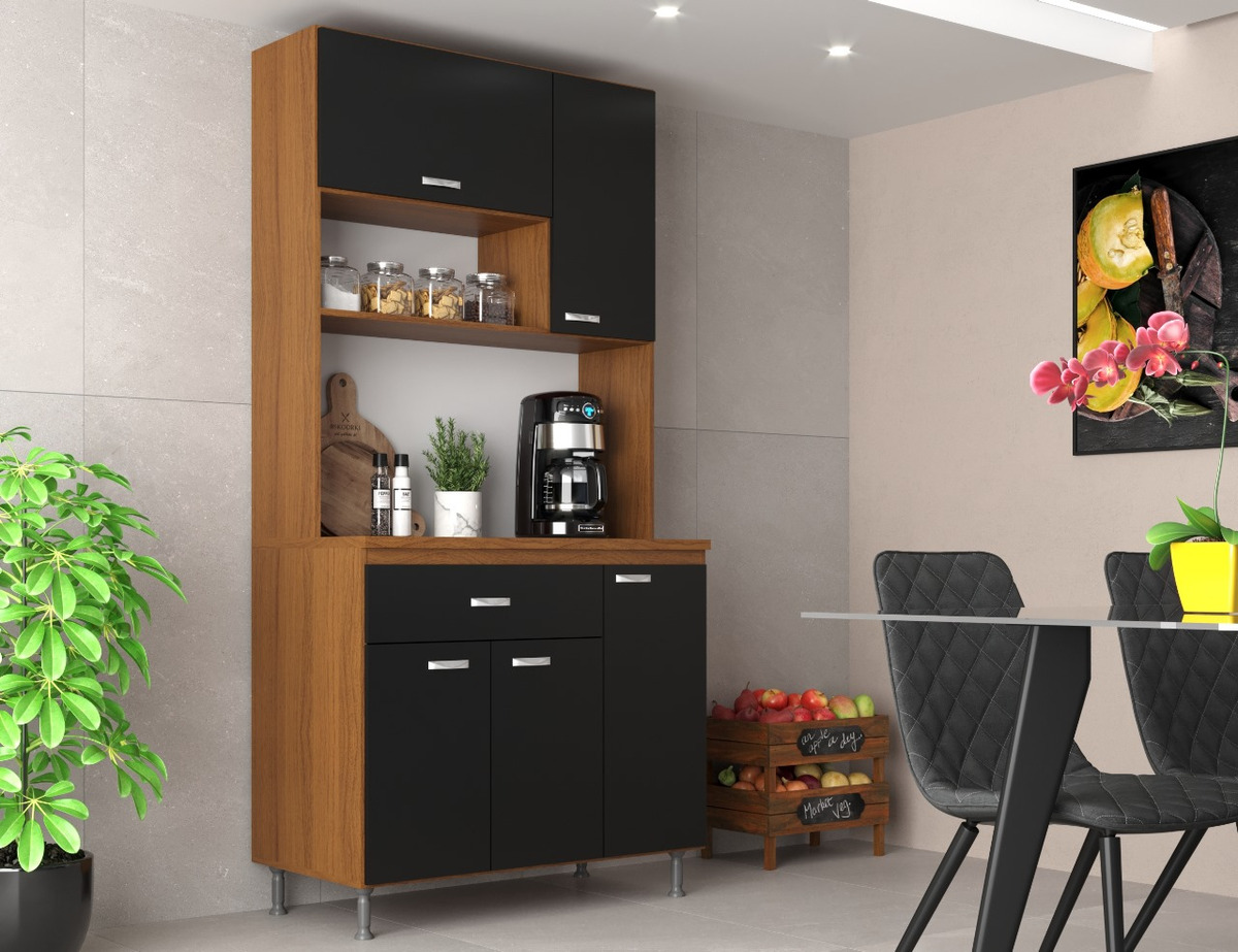 Mueble De Cocina Alacena Multiuso Armario 5 Puertas - Mweb