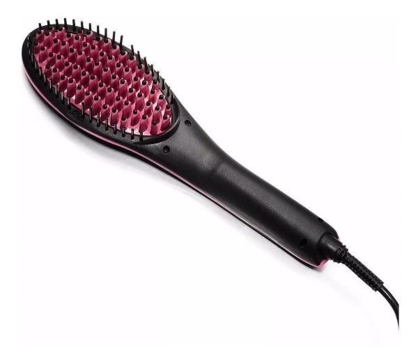 Peine Cepillo Alisador A Calor Plancha Pelo Cabello Dama - Imagen 2