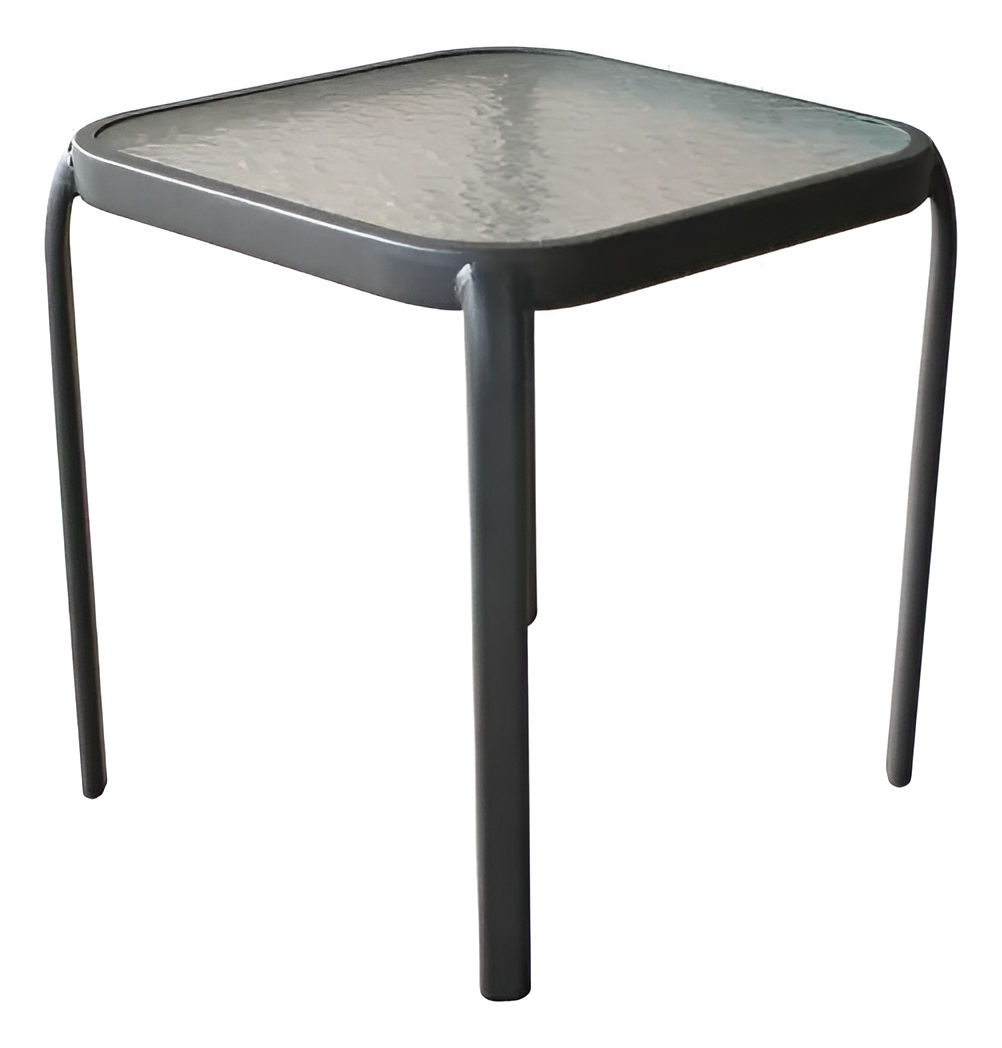 Mesa Baja Jardin Ratona Vidrio Apilable Exterior Balcon