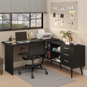 Escritorio Mesa Pc Esquinero Recto Oficina - Muebles Web