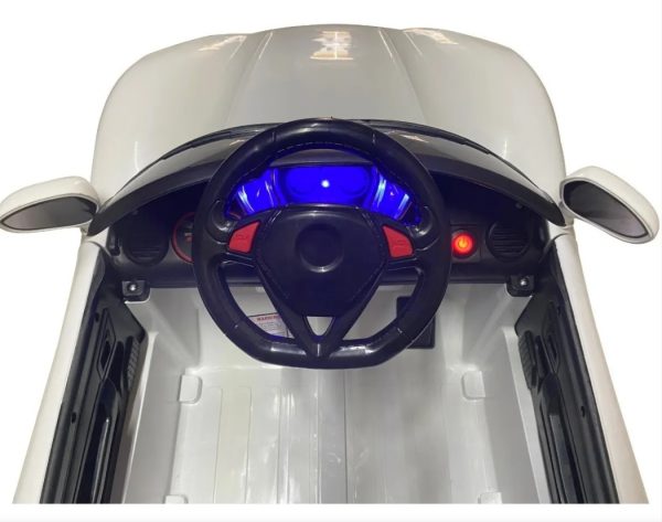 Auto A Bateria Futurista Con Control Remoto - Muebles Web - Imagen 3