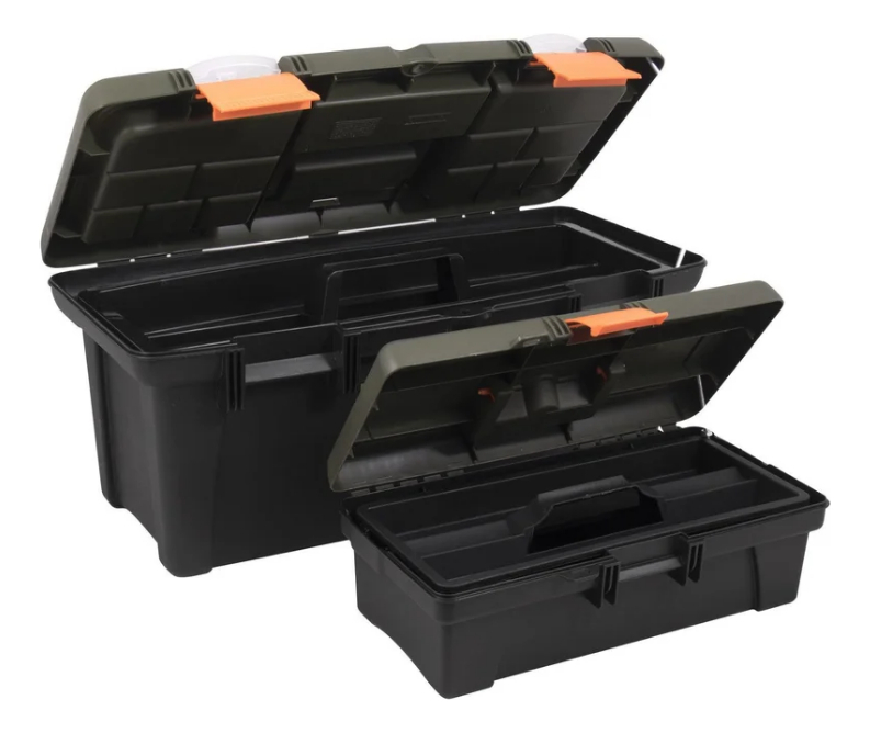 Set 2 Cajas Herramientas Organizadoras Bauker - Muebles Web - Imagen 3