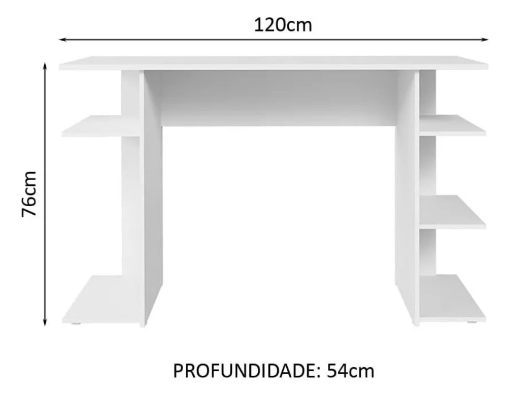 Escritorio Para Pc Mesa De Computadora Gamer - Muebles Web Blanco - Imagen 2